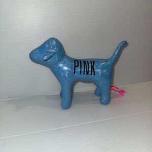 PINK Victoria's Secret Iridescent Blue Dog Toy